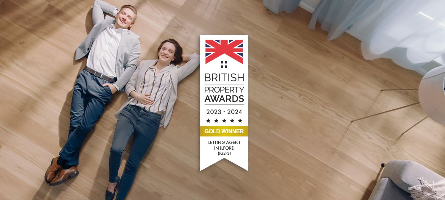 Kurtis Property have been presented with a Gold Award as the best estate agent in Ilford & Goodmayes (IG2 & IG3) by the British Property Awards 2023 - 2024.