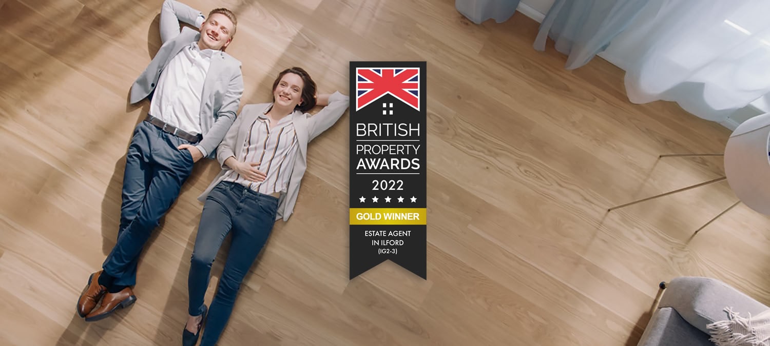 Kurtis Property have been presented with a Gold Award as the best estate agent in Ilford & Goodmayes (IG2 & IG3) by the British Property Awards 2022.